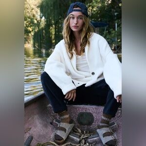 FREE PEOPLE Chamomile Shawl-Collar Cardigan NWT small